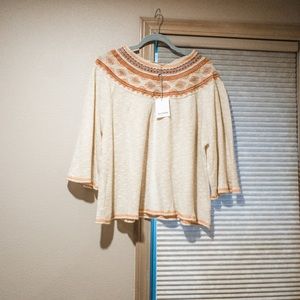 Ellison blouse with neckline detail